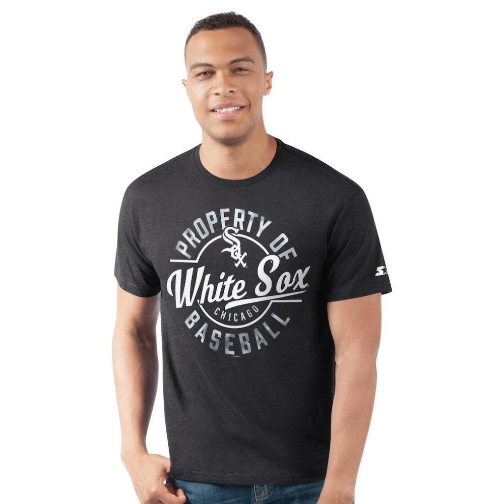 Chicago White Sox Starter Prime Time Property Of T-Shirt - Black T-shirts