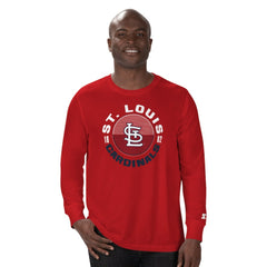 St. Louis Cardinals Starter Halftime Long Sleeve T-Shirt - Red T-shirts