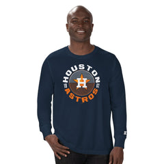 Houston Astros Starter Halftime Long Sleeve T-Shirt - Navy T-shirts
