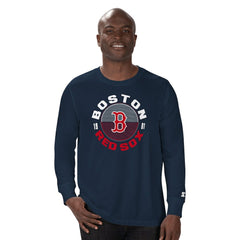Boston Red Sox Starter Halftime Long Sleeve T-Shirt - Navy T-shirts