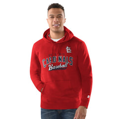 St. Louis Cardinals Starter Classic Pullover Hoodie - Red Hoodies