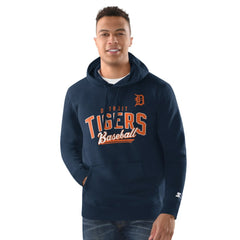 Detroit Tigers Starter Classic Pullover Hoodie - Navy Hoodies