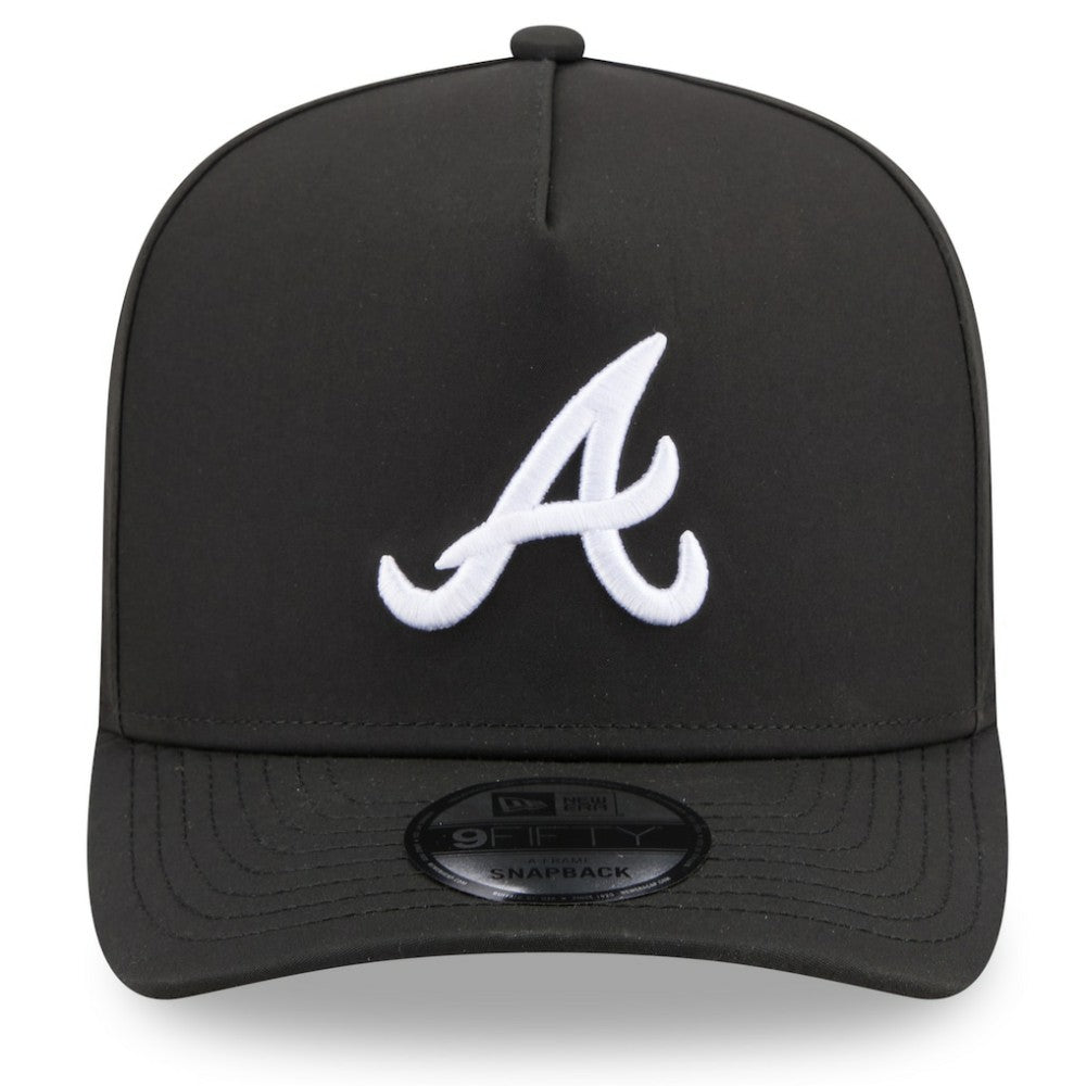 Atlanta Braves New Era x GORE-TEX A-Frame 9FIFTY Adjustable Hat - Black Hats