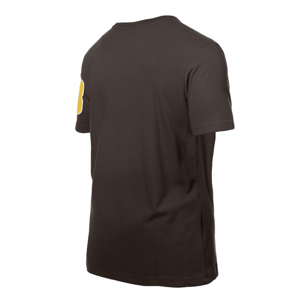 Fernando Tatis Jr. San Diego Padres New Era Design Lab Name & Number T-Shirt - Brown T-shirts