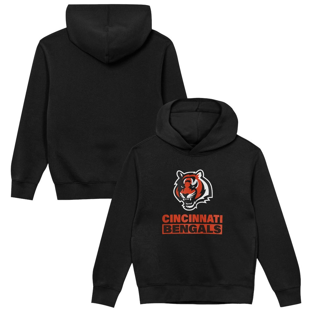 Cincinnati Bengals Outerstuff Preschool Back to Basics Hoodie Black