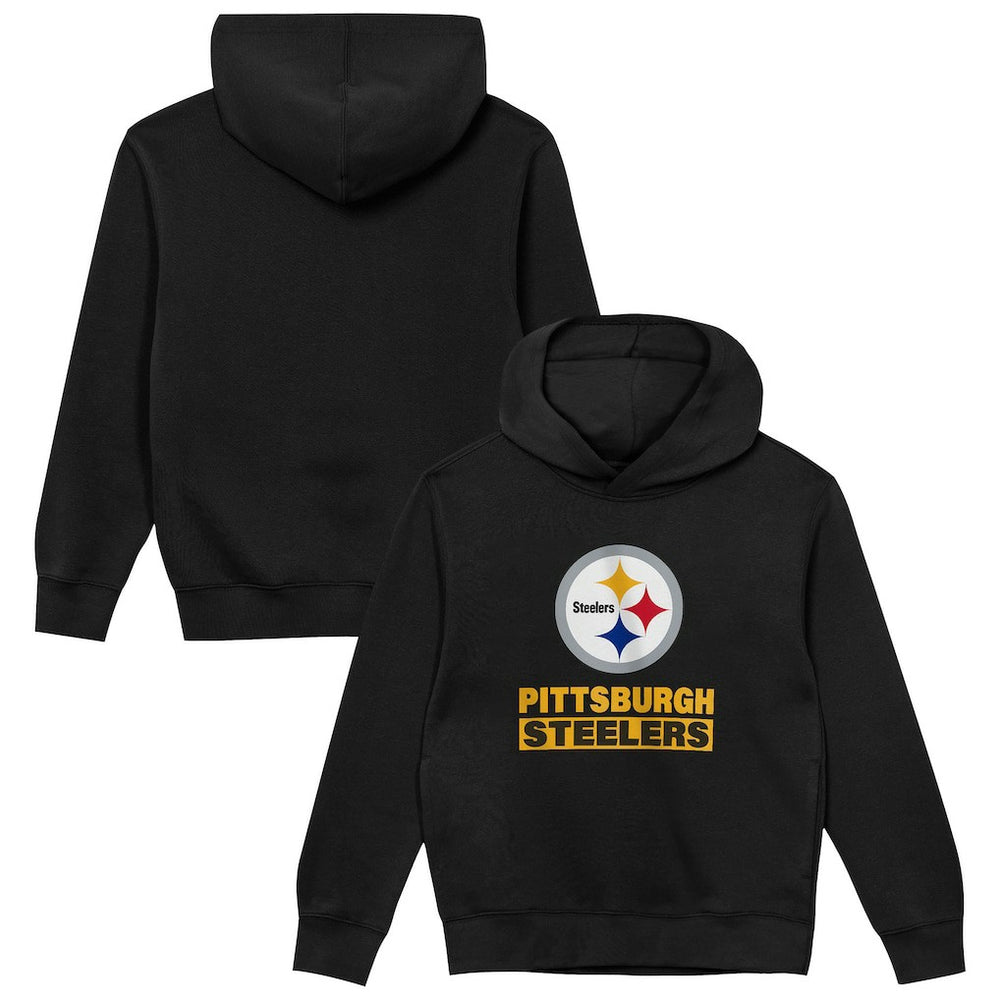 Pittsburgh Steelers Outerstuff Preschool Back to Basics Hoodie Black
