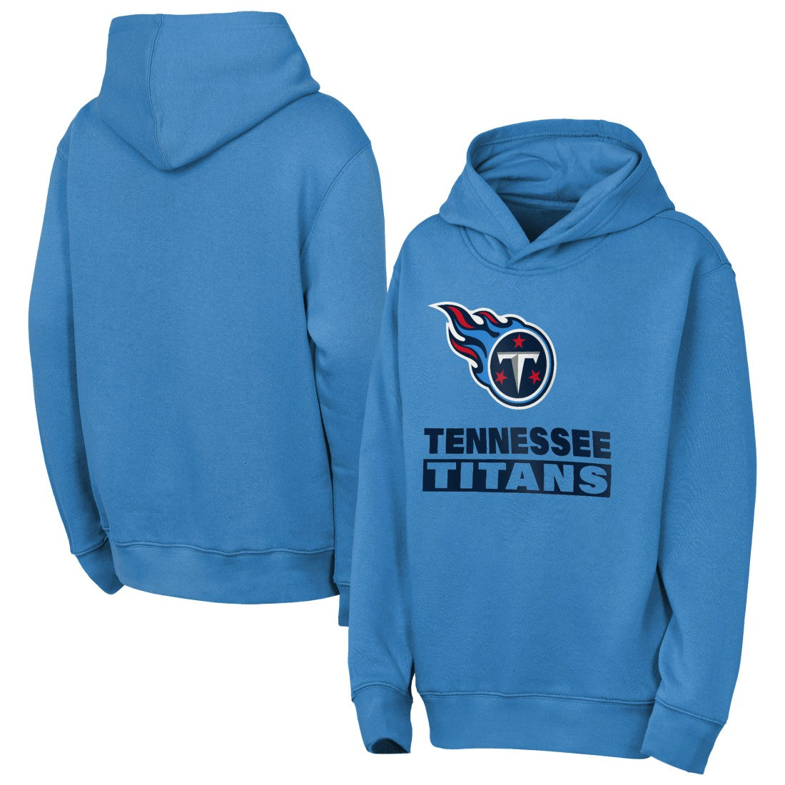 Tennessee Titans Outerstuff Youth Back to Basics Hoodie Light Blue