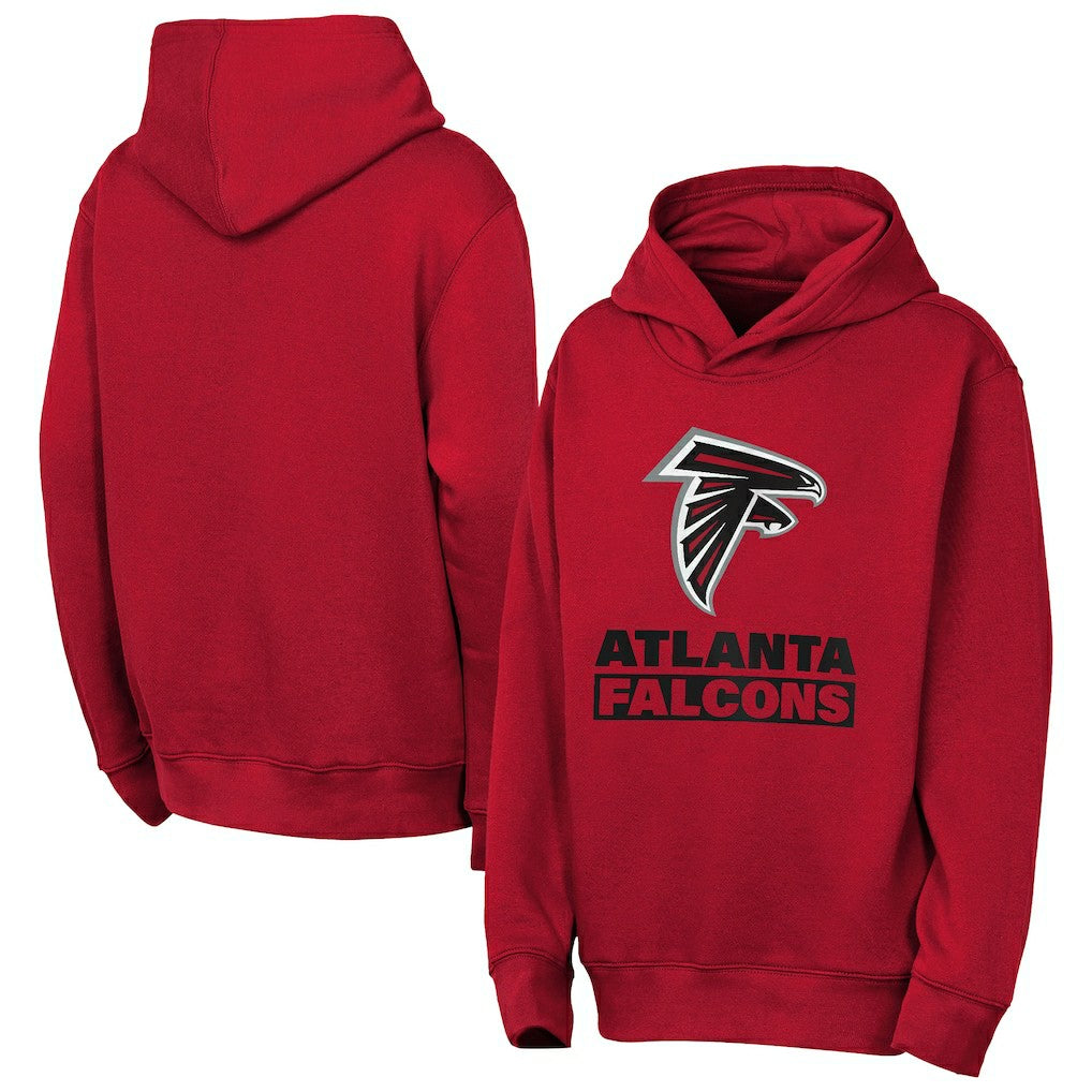 Atlanta Falcons Outerstuff Youth Back to Basics Hoodie Red