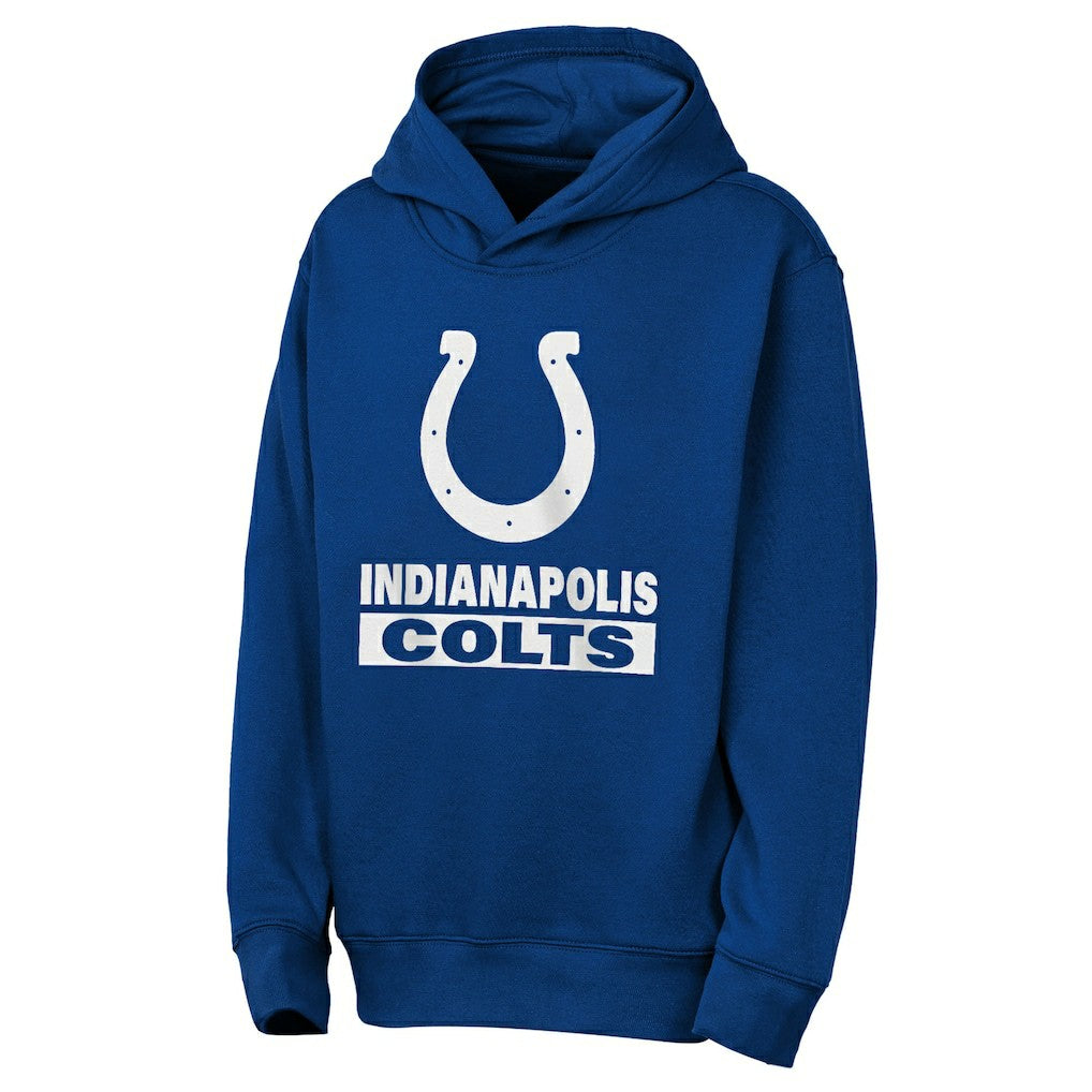 Indianapolis Colts Outerstuff Youth Back to Basics Hoodie Royal