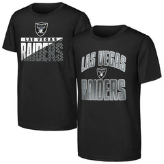 Las Vegas Raiders Outerstuff Youth Never Quit 2-Pack T-Shirt Set Black