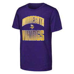 Minnesota Vikings Outerstuff Youth Never Quit 2-Pack T-Shirt Set Purple