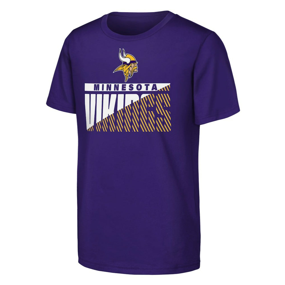Minnesota Vikings Outerstuff Youth Never Quit 2-Pack T-Shirt Set Purple