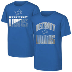 Detroit Lions Outerstuff Youth Never Quit 2-Pack T-Shirt Set Blue