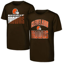 Cleveland Browns Outerstuff Youth Never Quit 2-Pack T-Shirt Set Brown