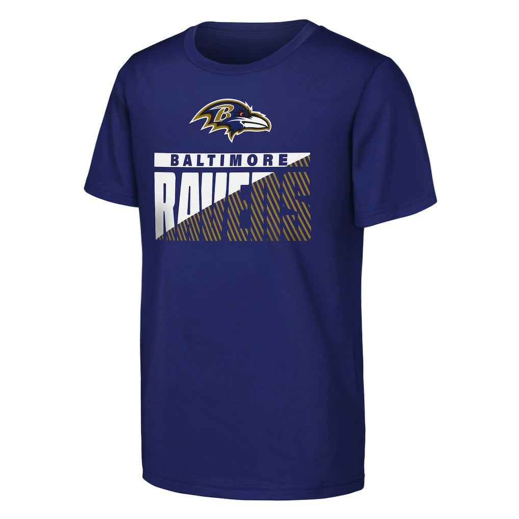 Baltimore Ravens Outerstuff Youth Never Quit 2-Pack T-Shirt Set Purple