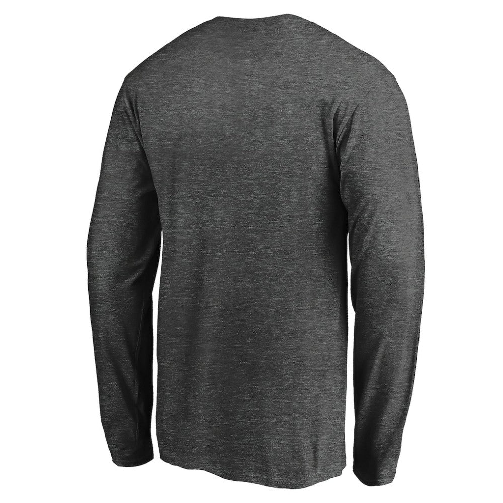 NHL Dallas Stars Fanatics Logo Long Sleeve T-Shirt - Charcoal