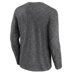 NHL Los Angeles Kings Fanatics Logo Long Sleeve T-Shirt - Charcoal