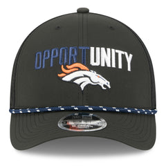 Denver Broncos New Era 2025 Inspire Change 9FORTY M-Crown Adjustable Hat Black