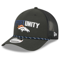 Denver Broncos New Era 2025 Inspire Change 9FORTY M-Crown Adjustable Hat Black