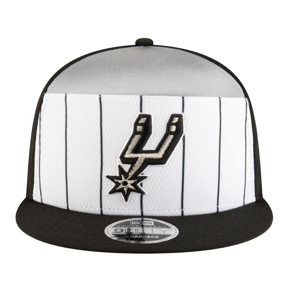 San Antonio Spurs Youth 2025 NBA Tip Off Split Panel 9FIFTY Snapback Hat White/Black