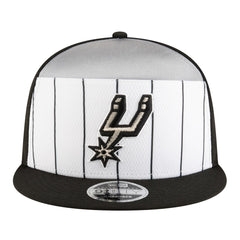 San Antonio Spurs Youth 2025 NBA Tip Off Split Panel 9FIFTY Snapback Hat White/Black