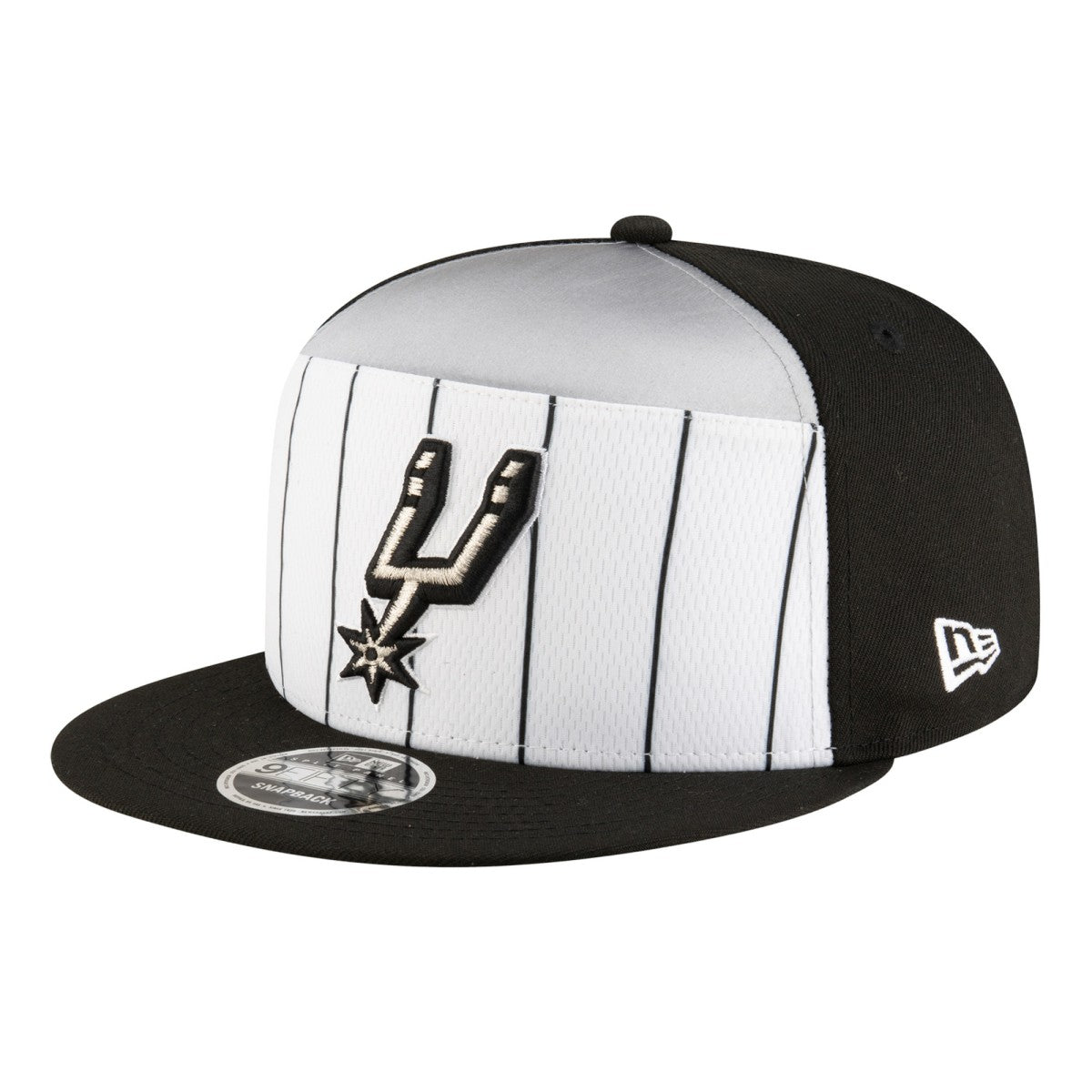 San Antonio Spurs Youth 2025 NBA Tip Off Split Panel 9FIFTY Snapback Hat White/Black