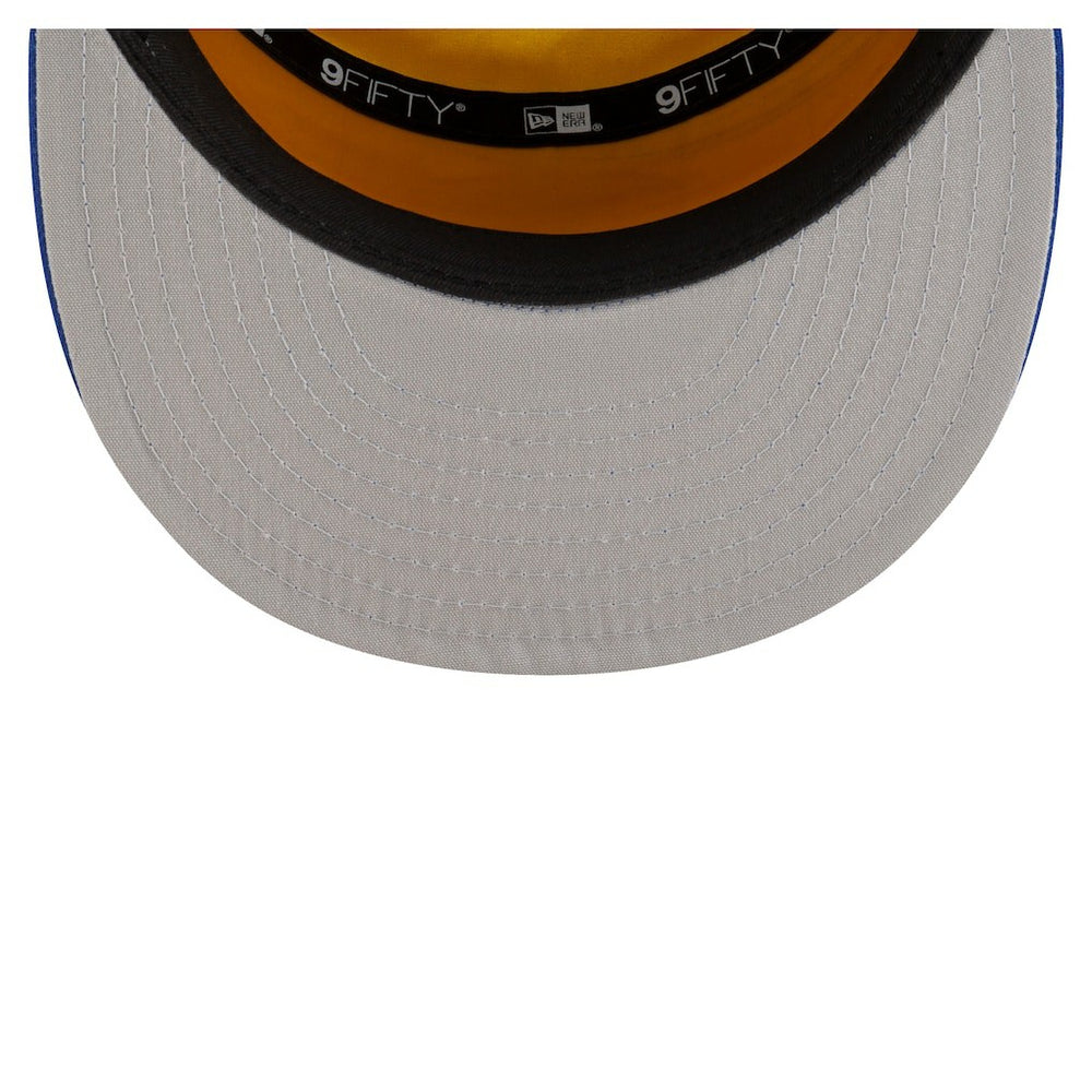 Golden State Warriors Youth 2025 NBA Tip Off Split Panel 9FIFTY Snapback Hat White/Royal