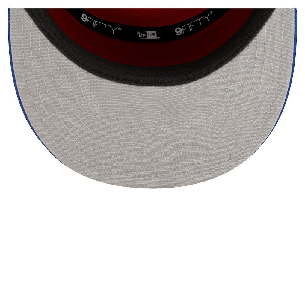 Philadelphia 76ers Youth 2025 NBA Tip Off Split Panel 9FIFTY Snapback Hat White/Blue