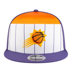 Phoenix Suns Youth 2025 NBA Tip Off Split Panel 9FIFTY Snapback Hat White/Purple