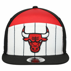 Chicago Bulls Youth 2025 NBA Tip Off Split Panel 9FIFTY Snapback Hat White/Black