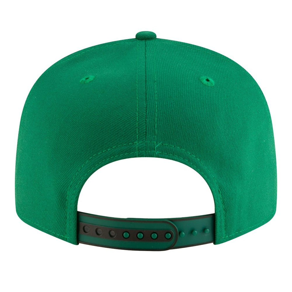 Boston Celtics Youth 2025 NBA Tip Off Split Panel 9FIFTY Snapback Hat White/Kelly Green