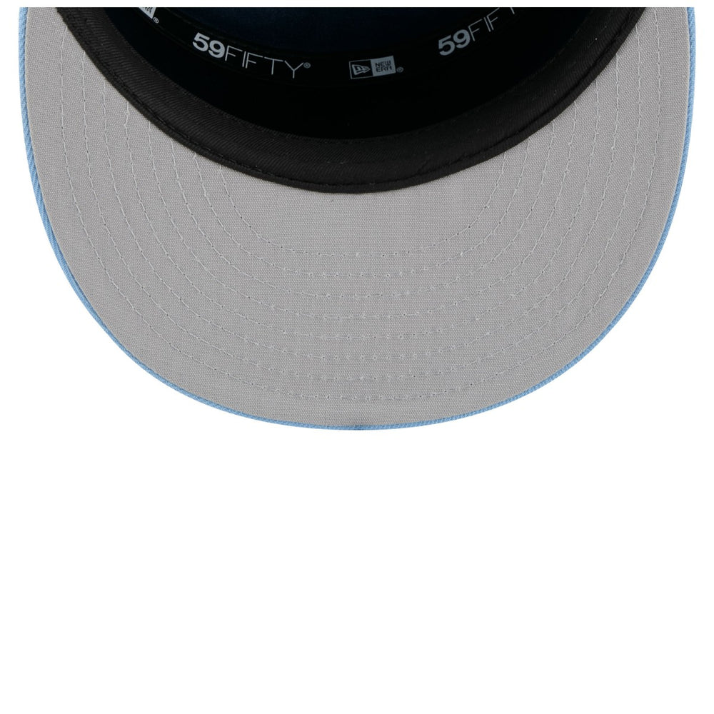 Memphis Grizzlies 2025 NBA Tip Off Split Panel 59FIFTY Fitted Hat White/Light Blue