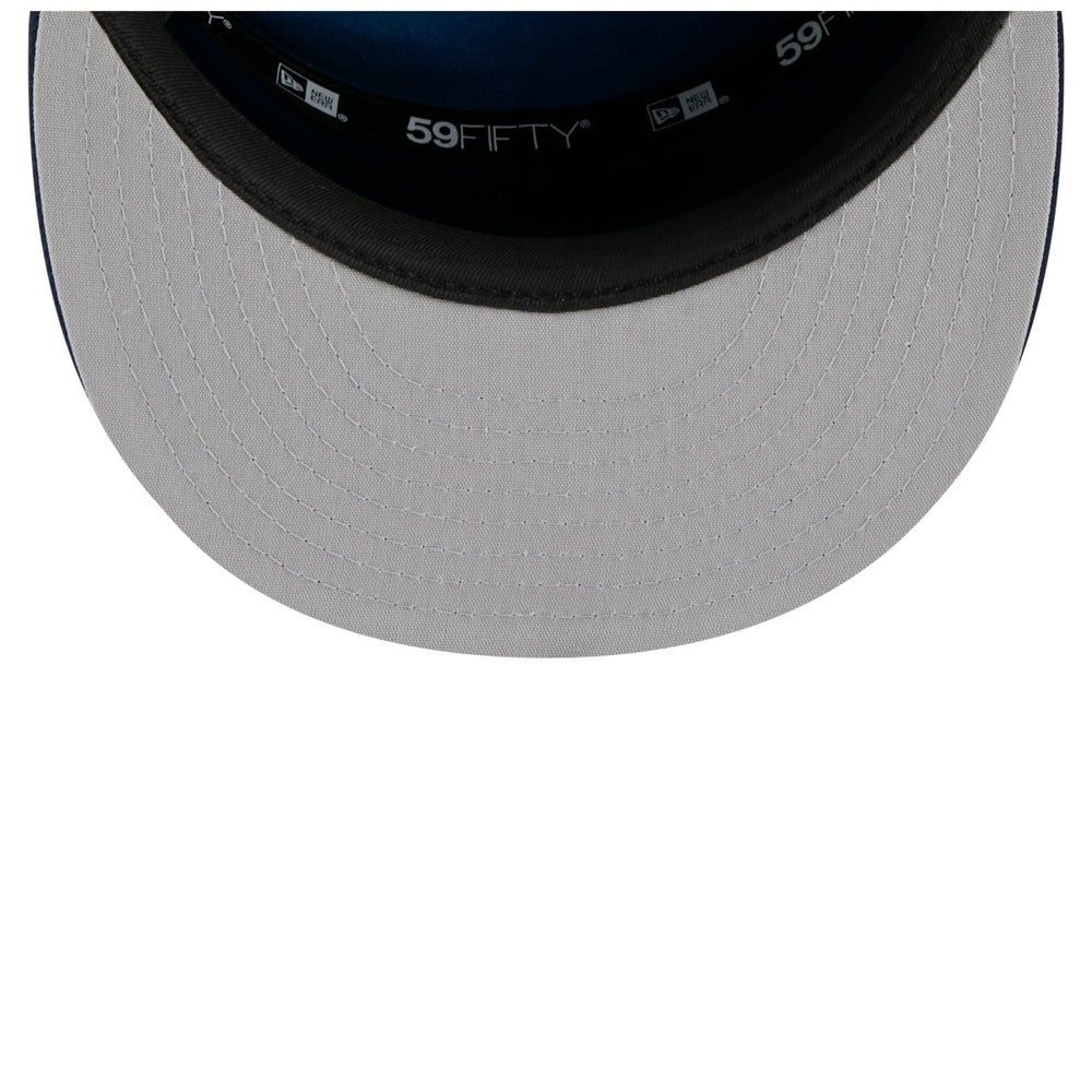 Minnesota Timberwolves 2025 NBA Tip Off Split Panel 59FIFTY Fitted Hat White/Navy