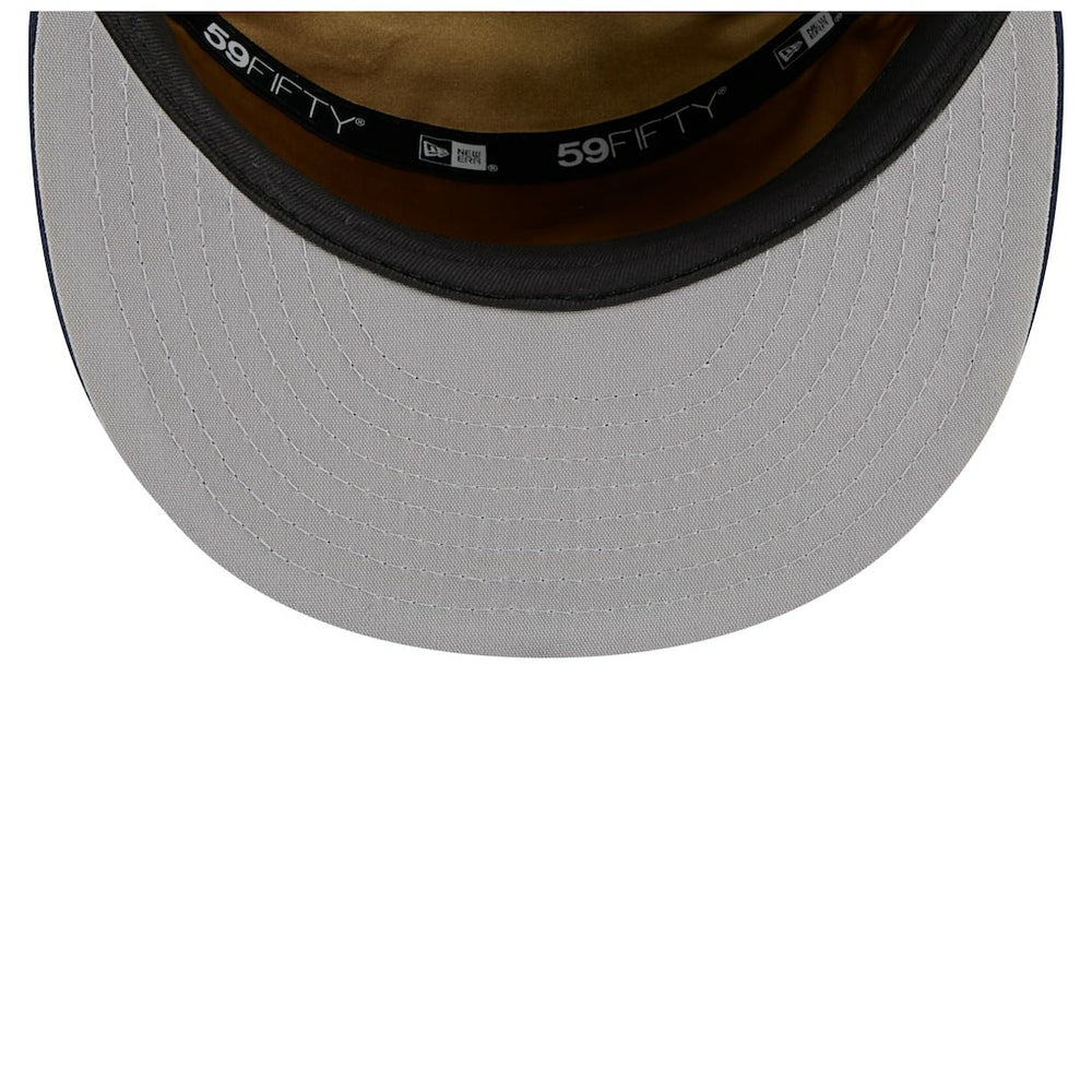 New Orleans Pelicans 2025 NBA Tip Off Split Panel 59FIFTY Fitted Hat White/Navy