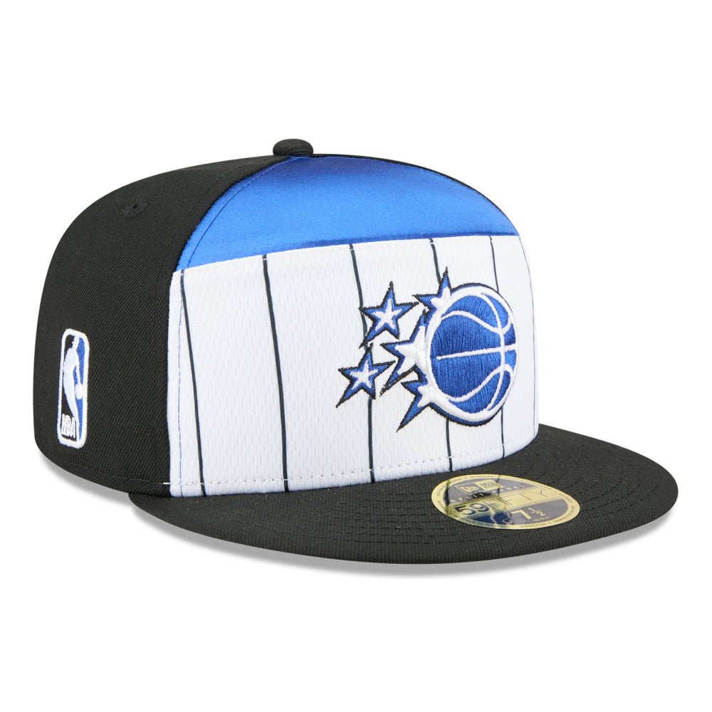 Orlando Magic 2025 NBA Tip Off Split Panel 59FIFTY Fitted Hat White/Black