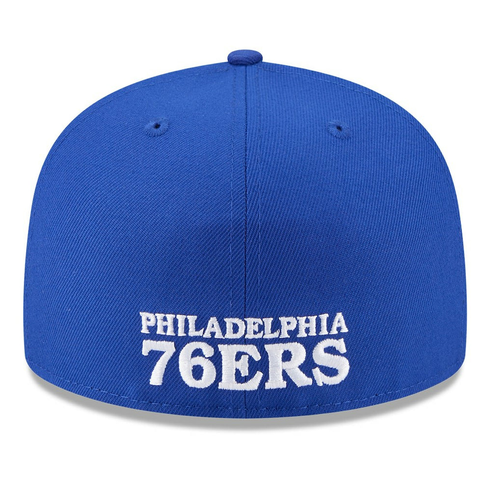 Philadelphia 76ers 2025 NBA Tip Off Split Panel 59FIFTY Fitted Hat White/Royal