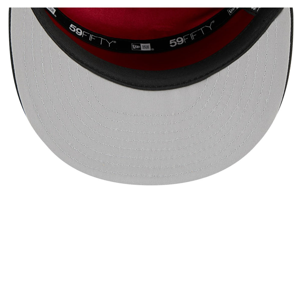 Portland Trail Blazers 2025 NBA Tip Off Split Panel 59FIFTY Fitted Hat White/Black