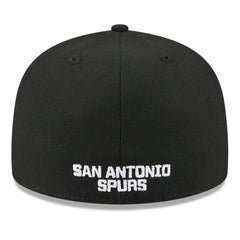 San Antonio Spurs 2025 NBA Tip Off Split Panel 59FIFTY Fitted Hat White/Black