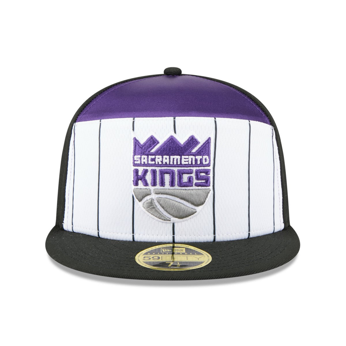 Sacramento Kings 2025 NBA Tip Off Split Panel 59FIFTY Fitted Hat White/Black