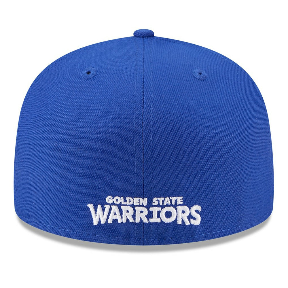 Golden State Warriors 2025 NBA Tip Off Split Panel 59FIFTY Fitted Hat White/Royal