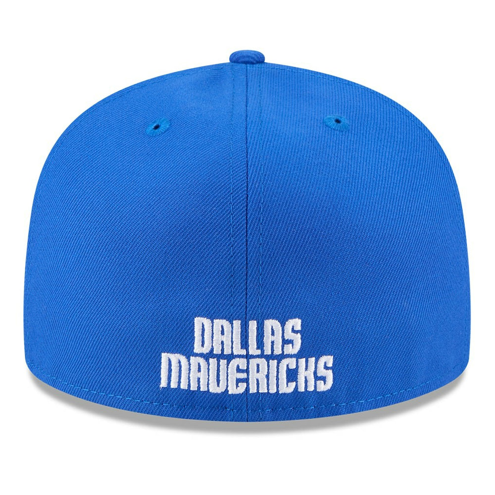 Dallas Mavericks 2025 NBA Tip Off Split Panel 59FIFTY Fitted Hat White/Blue