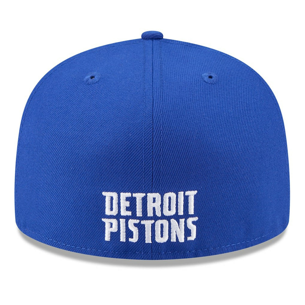 Detroit Pistons 2025 NBA Tip Off Split Panel 59FIFTY Fitted Hat White/Blue