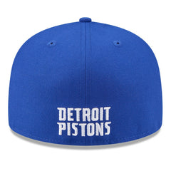 Detroit Pistons 2025 NBA Tip Off Split Panel 59FIFTY Fitted Hat White/Blue
