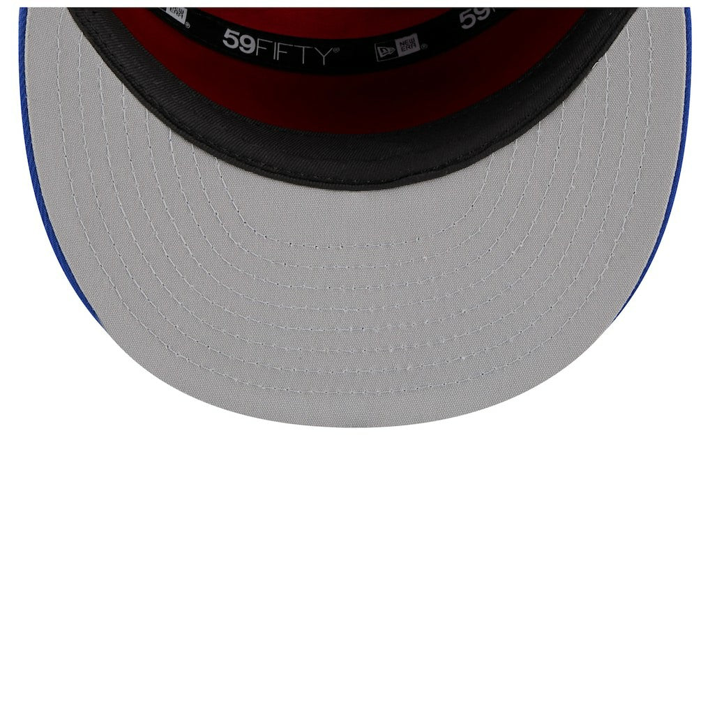 Detroit Pistons 2025 NBA Tip Off Split Panel 59FIFTY Fitted Hat White/Blue