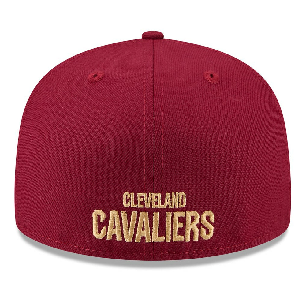 Cleveland Cavaliers 2025 NBA Tip Off Split Panel 59FIFTY Fitted Hat White/Wine