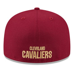 Cleveland Cavaliers 2025 NBA Tip Off Split Panel 59FIFTY Fitted Hat White/Wine
