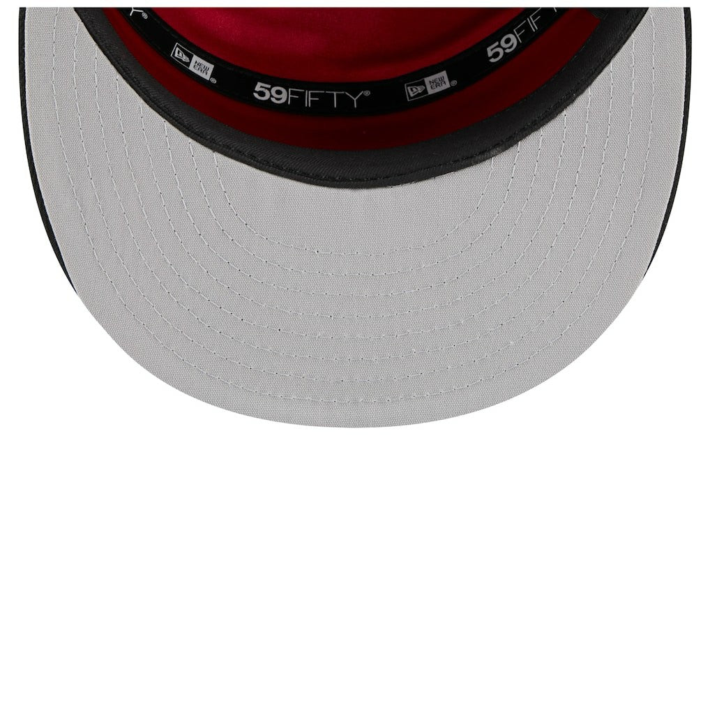Atlanta Hawks 2025 NBA Tip Off Split Panel 59FIFTY Fitted Hat White/Black