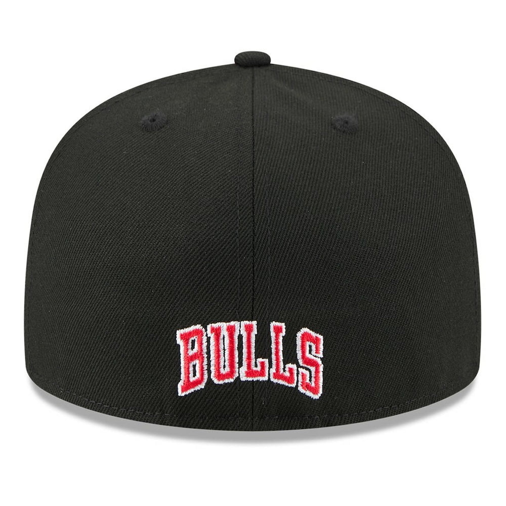 Chicago Bulls 2025 NBA Tip Off Split Panel 59FIFTY Fitted Hat White/Black