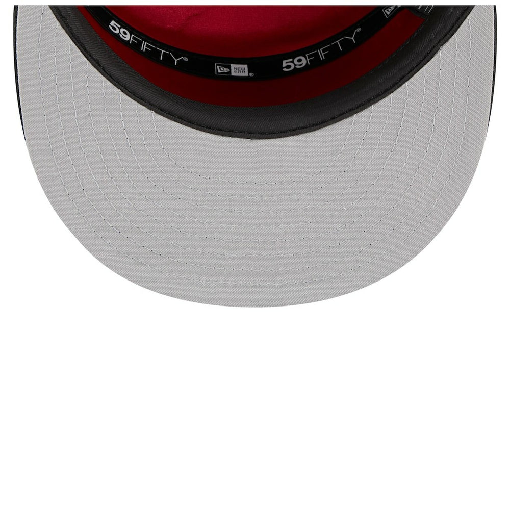 Chicago Bulls 2025 NBA Tip Off Split Panel 59FIFTY Fitted Hat White/Black