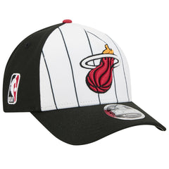 Miami Heat 2025 NBA Tip Off M-Crown A-Frame 9FORTY Adjustable Hat White/Black